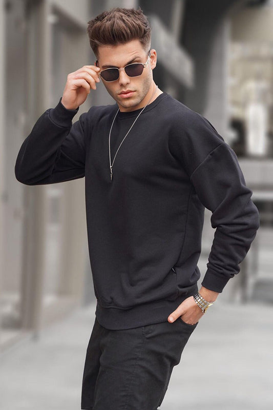 Black Men's Sweatshirt 4782