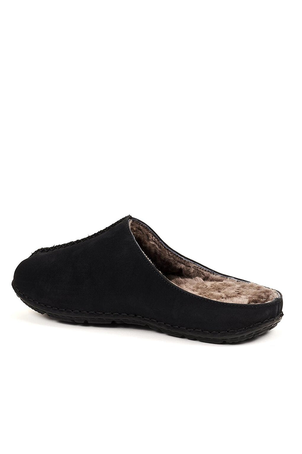 EDEL-G healthy Men's Slippers Black Nubuck