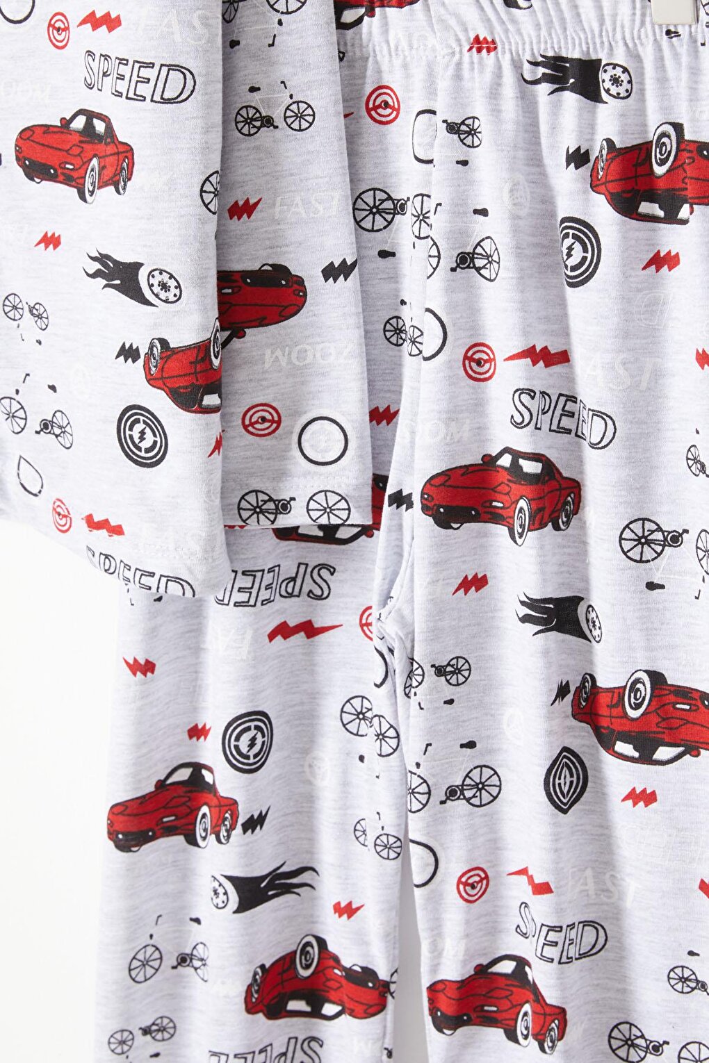 Car Patterned Boy Pajama Set 16328