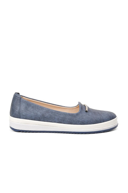 166 Navy Blue-White Women's Casual Shoes