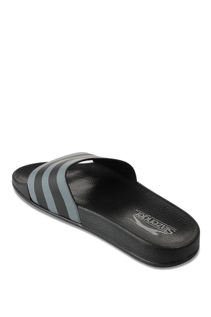 FABRI Unisex Slippers Black / Dark Gray