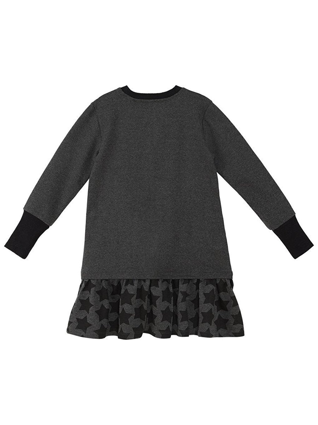 Starry Unicorn Anthracite Girl's Dress