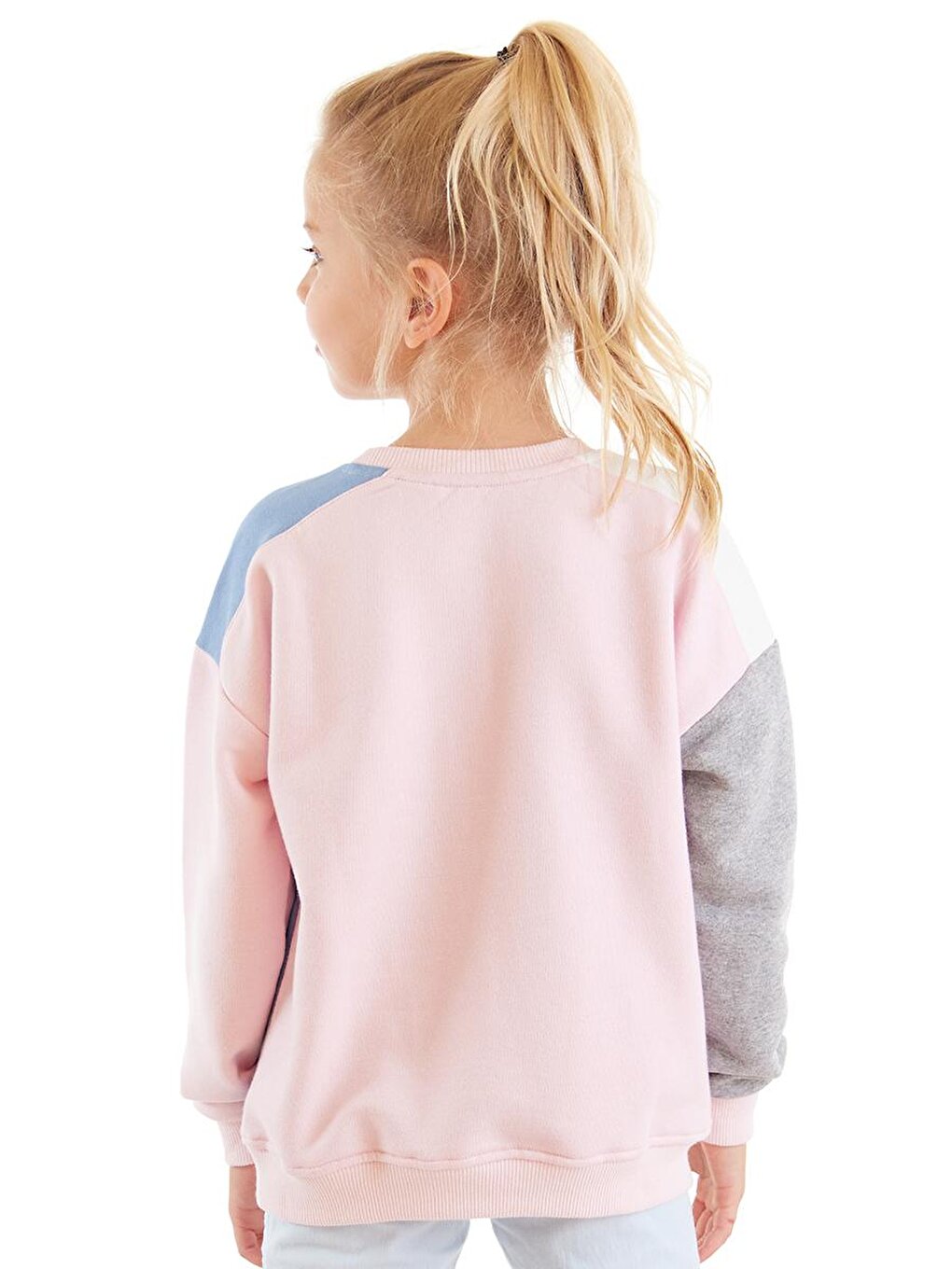 Cat And Teddy Bear Girls Sweatshirt