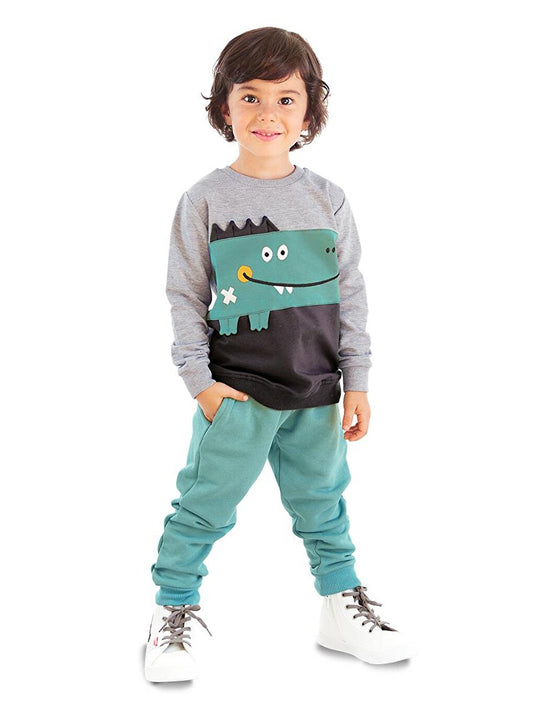 Smiling Croco Boys Tracksuit Set