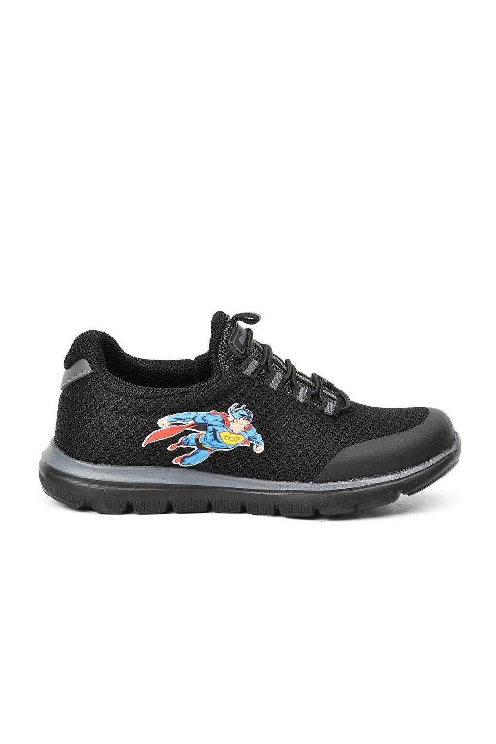 Black Mesh Boy's Sneaker Bst-B85-F