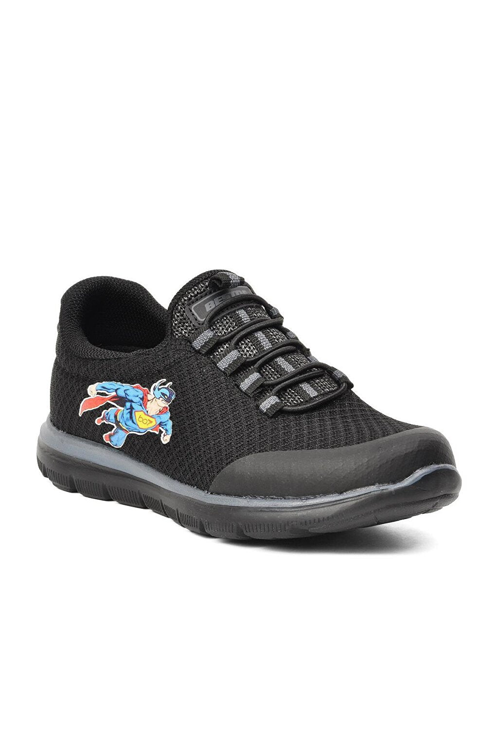 Black Mesh Boy's Sneaker Bst-B85-F