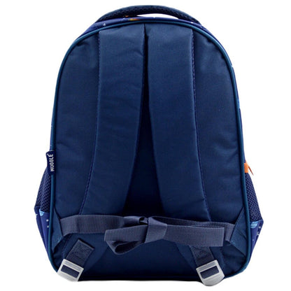 2 Compartment Galaxy Navy Blue School Backpack (MU-0839)