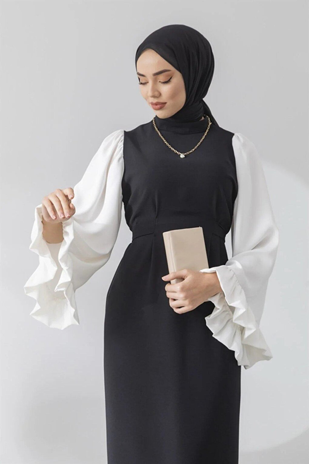 Wide Sleeve Hijab DRESS