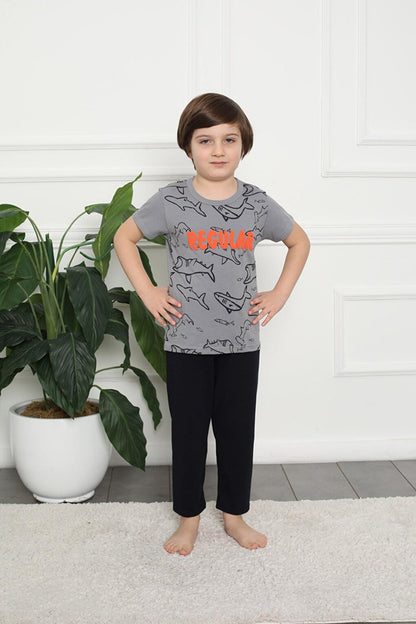 Boy's Short Sleeve Pajama Set