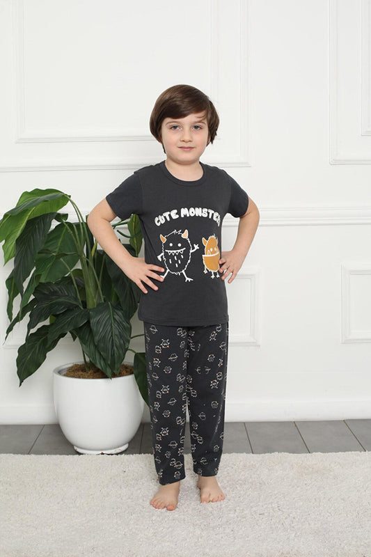 Boy's Short Sleeve Pajama Set