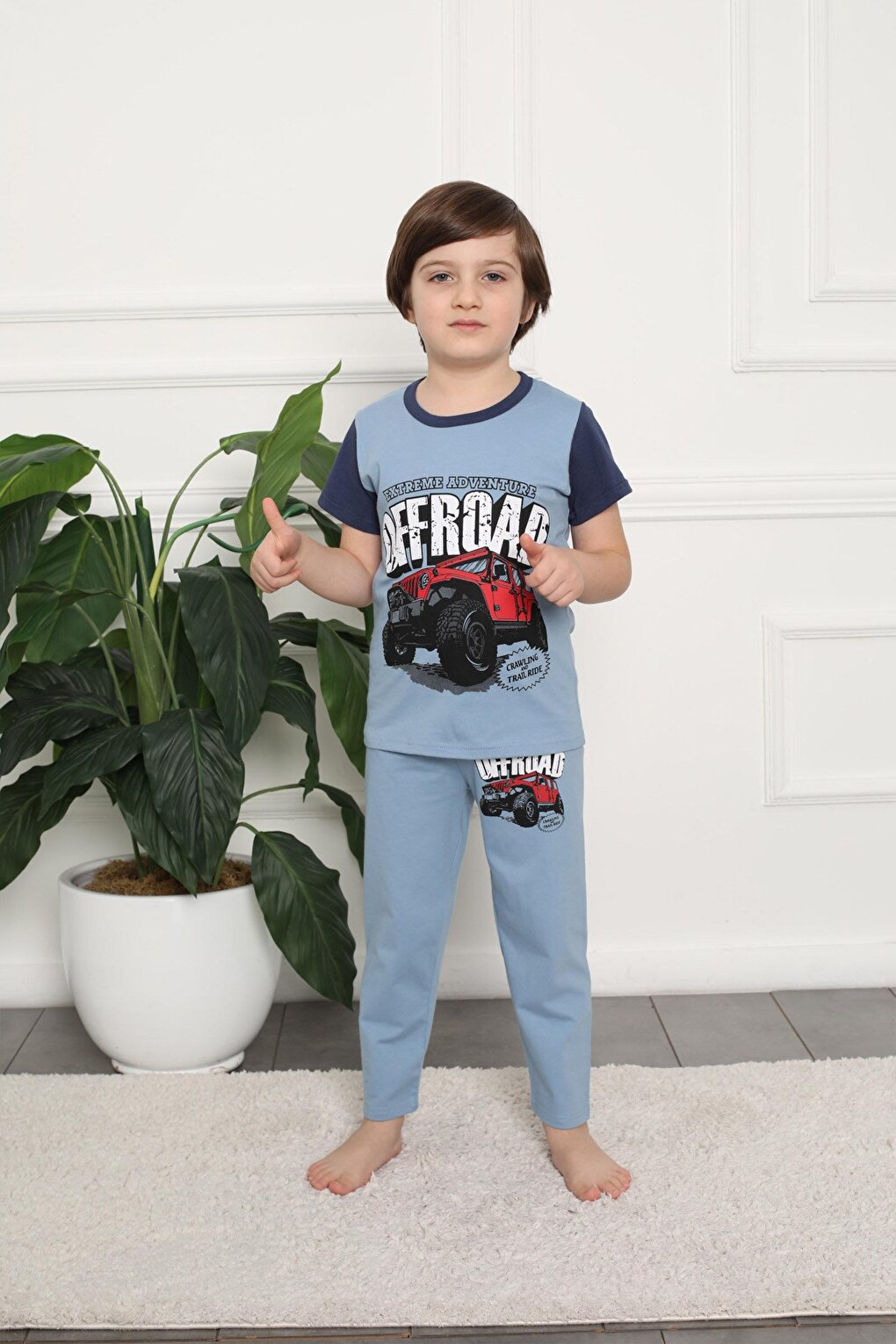 Boy's Short Sleeve Pajama Set