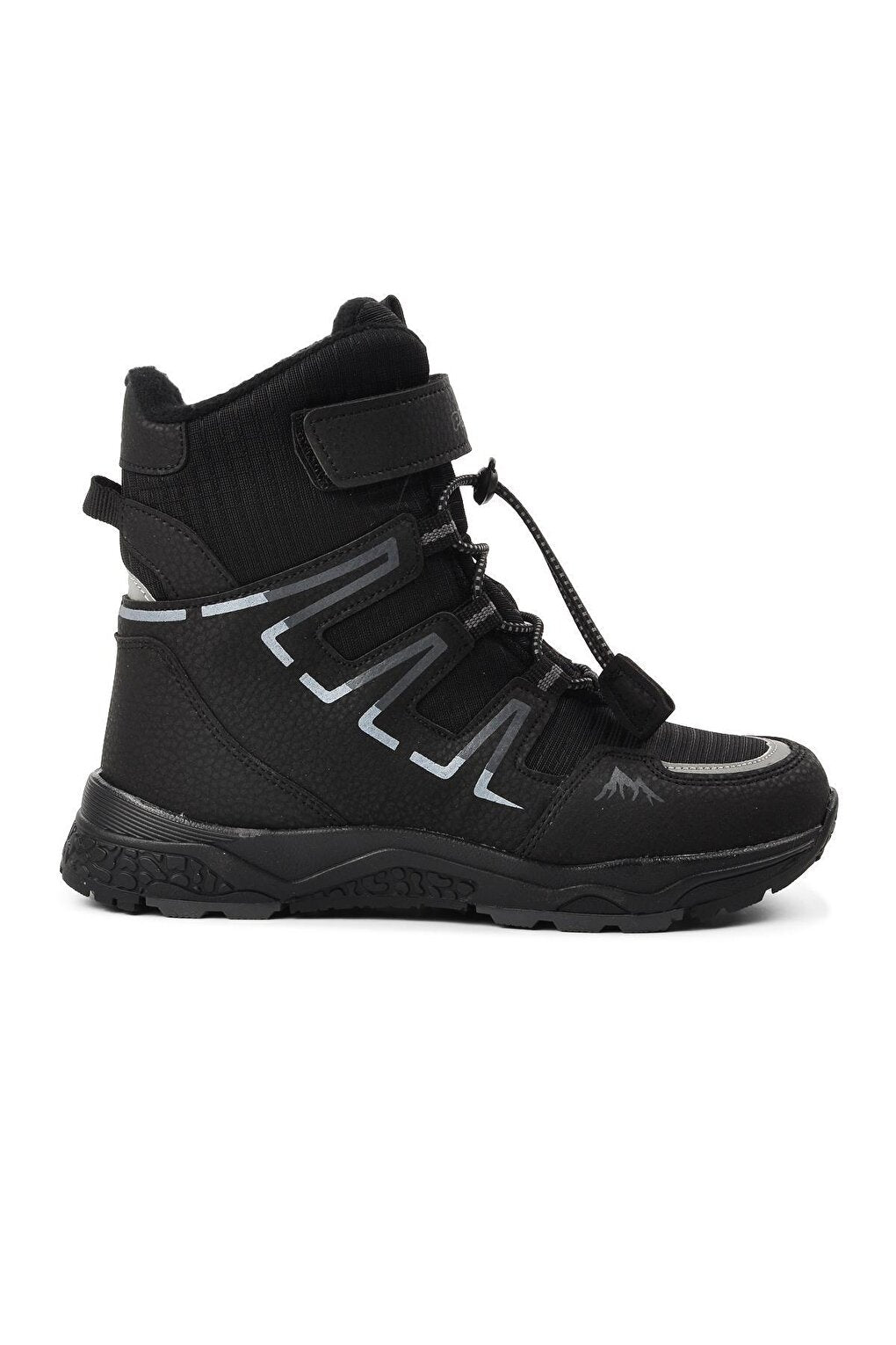 1361-F Black-Smoked Water Repellent Children's Outdoor Boots