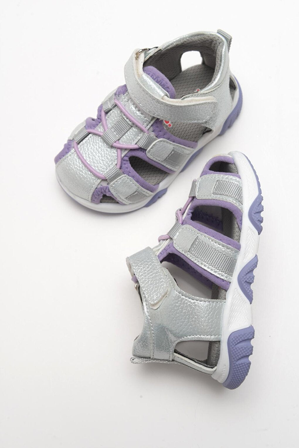 Girl's Silver healthy Supported Outdoor Children's Sandals