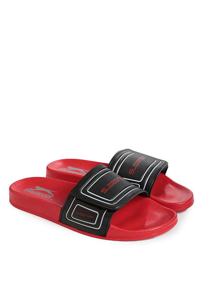 FABIA Men's Slippers Black / Red