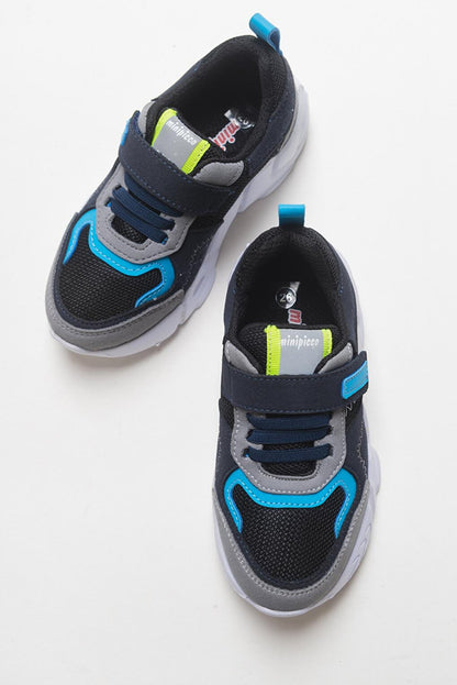 Boy's Gray healthy Supported Sports Shoes