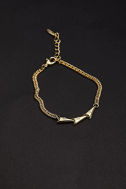 Women's Accessory Chain Gold Plated Bracelet