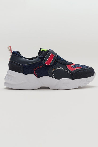 Boy's Navy Blue healthy Supported Sports Shoes