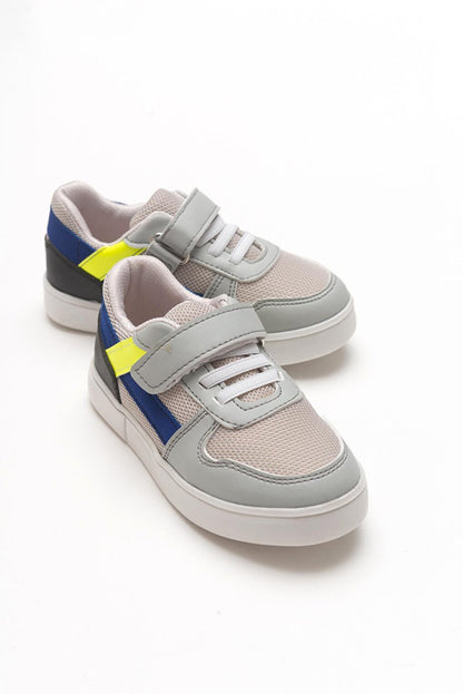 Boy's Gray healthy Supported Sneaker Shoes