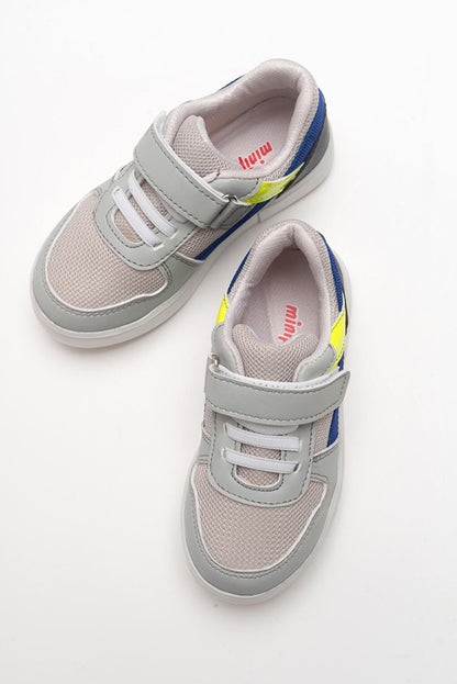 Boy's Gray healthy Supported Sneaker Shoes