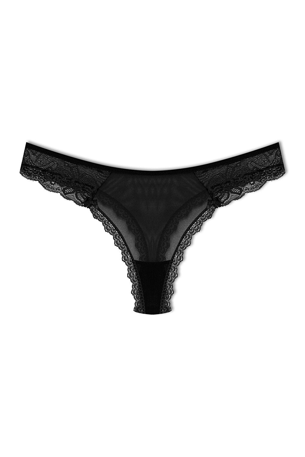 Tulle Lace Thong Women's Panties 7'L