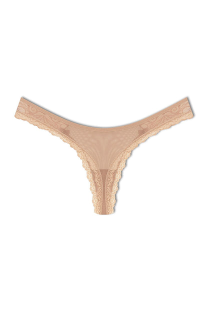 Tulle Lace Thong Women's Panties 7'L