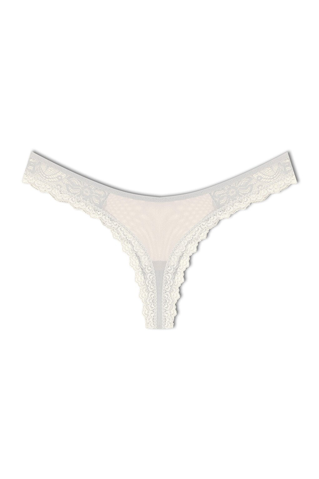 Tulle Lace Thong Women's Panties 7'L