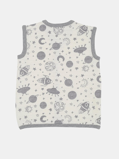 V-Neck Baby Boy Vest