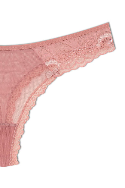 Tulle Lace Thong Women's Panties 7'L