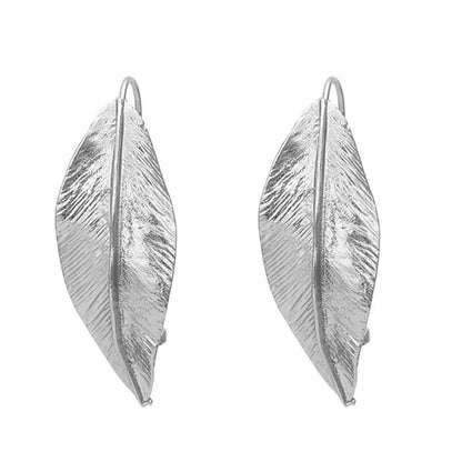 Silver Leaf Earring