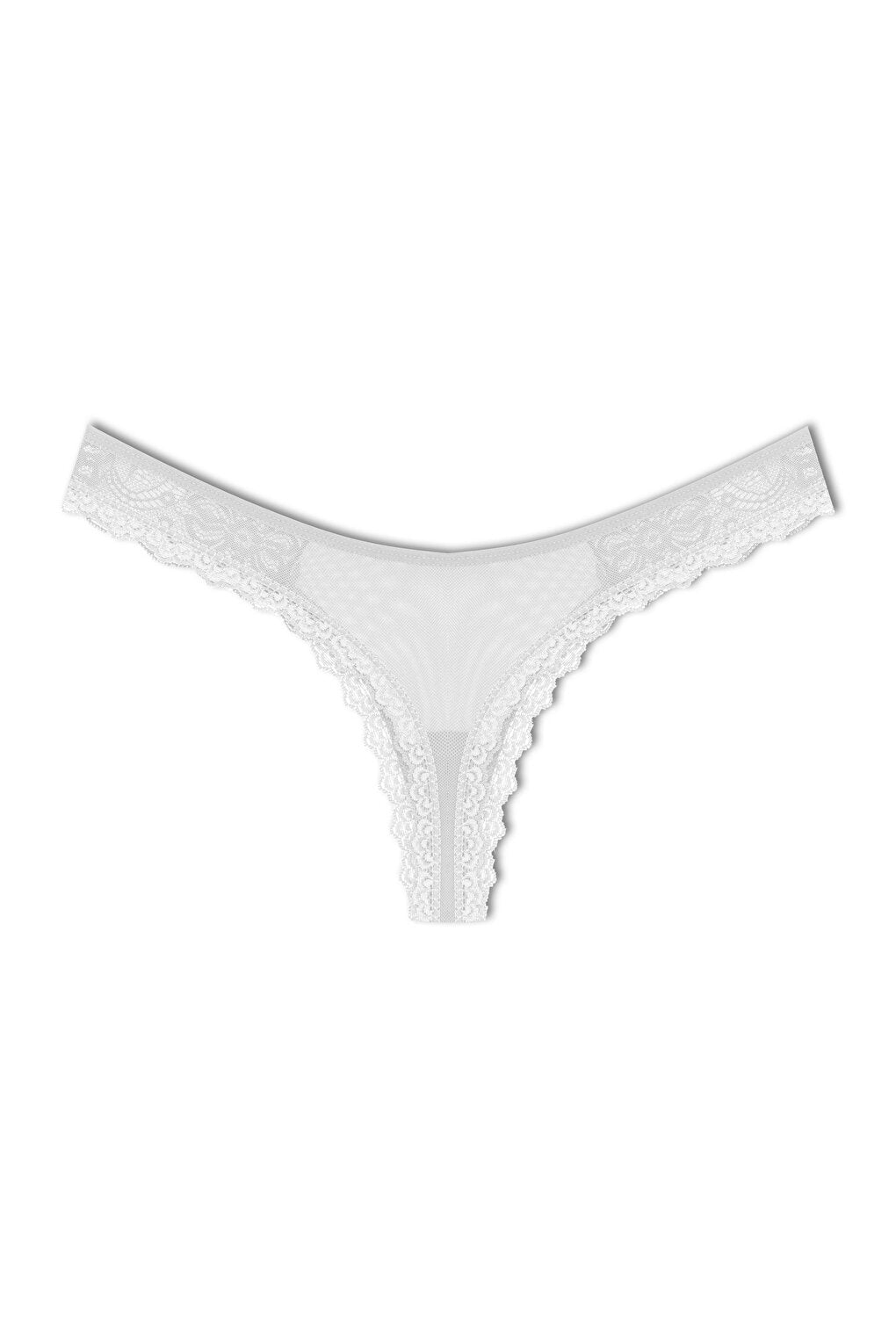 Tulle Lace Thong Women's Panties 5-Piece