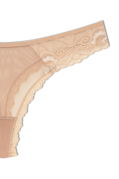 Tulle Lace Thong Women's Panties 5-Piece