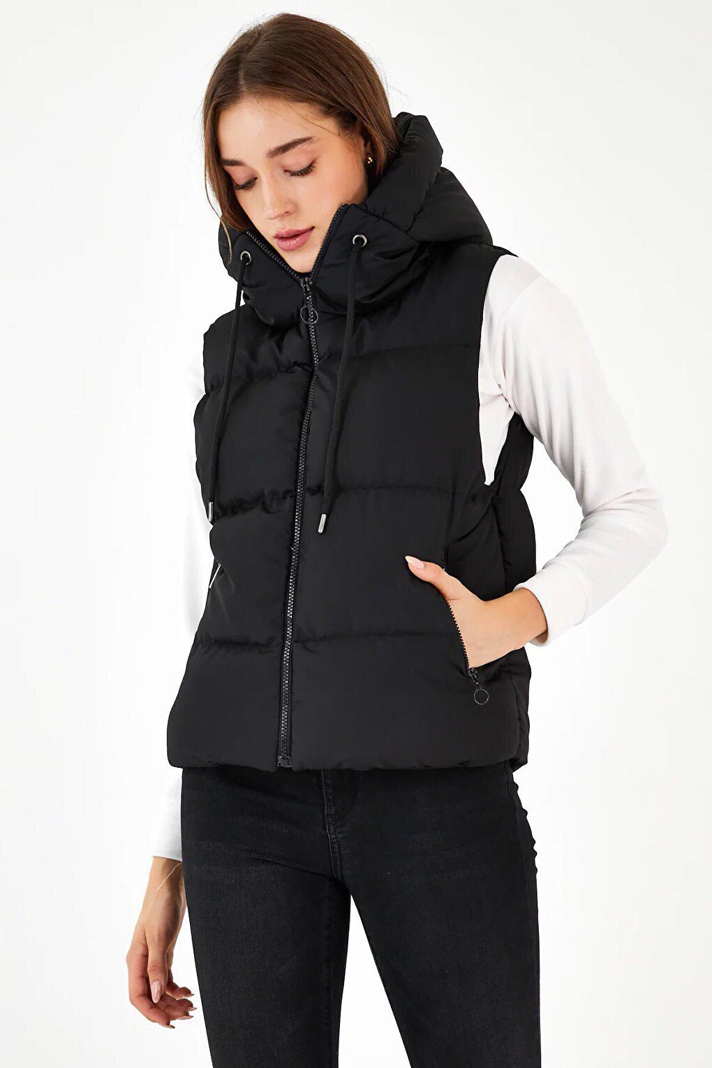 Hooded Puffer Vest AC-K59075WYZ