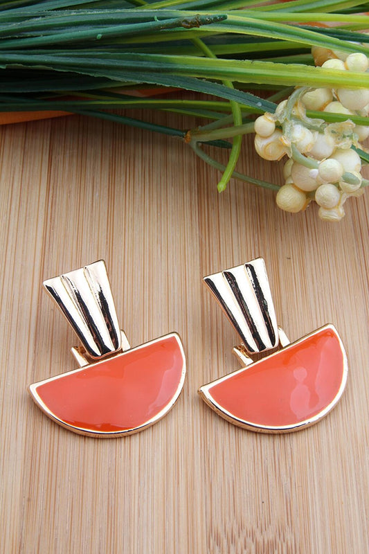 Orange Vintage Earrings