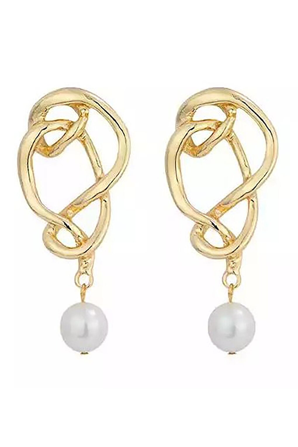 Pearl Knot Earring