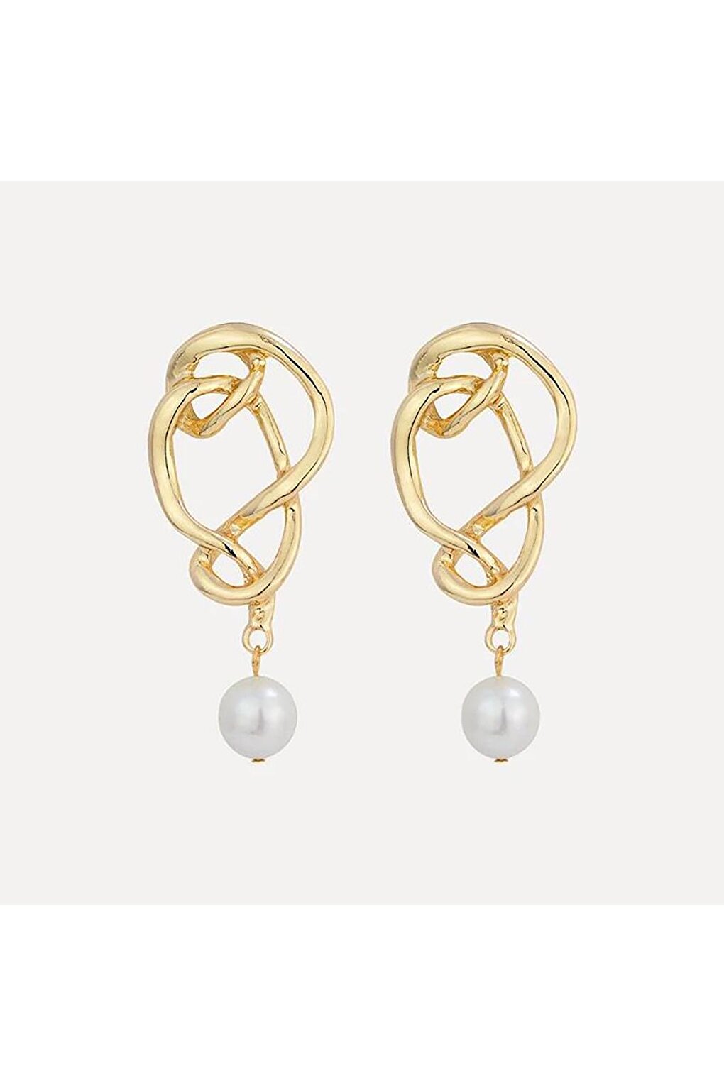 Pearl Knot Earring