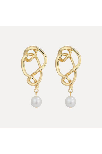 Pearl Knot Earring