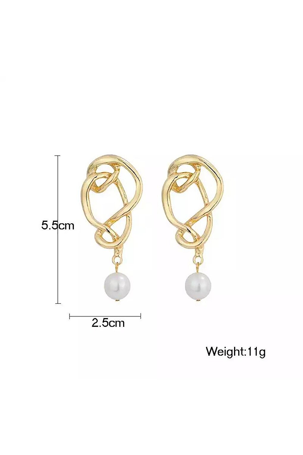 Pearl Knot Earring