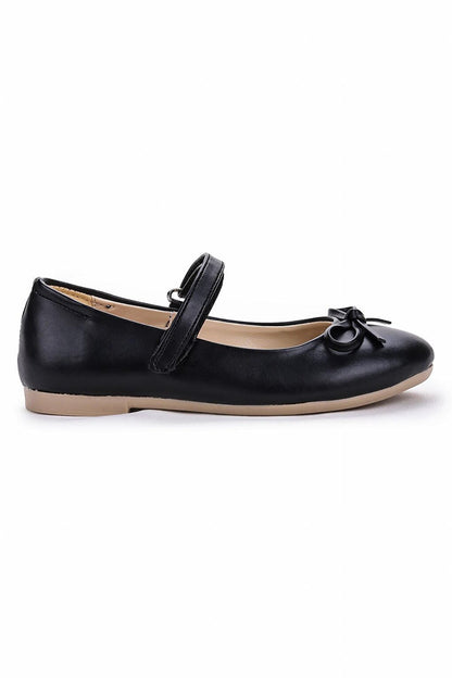 Bow Velcro Girls Ballerina Shoes 201 Volume