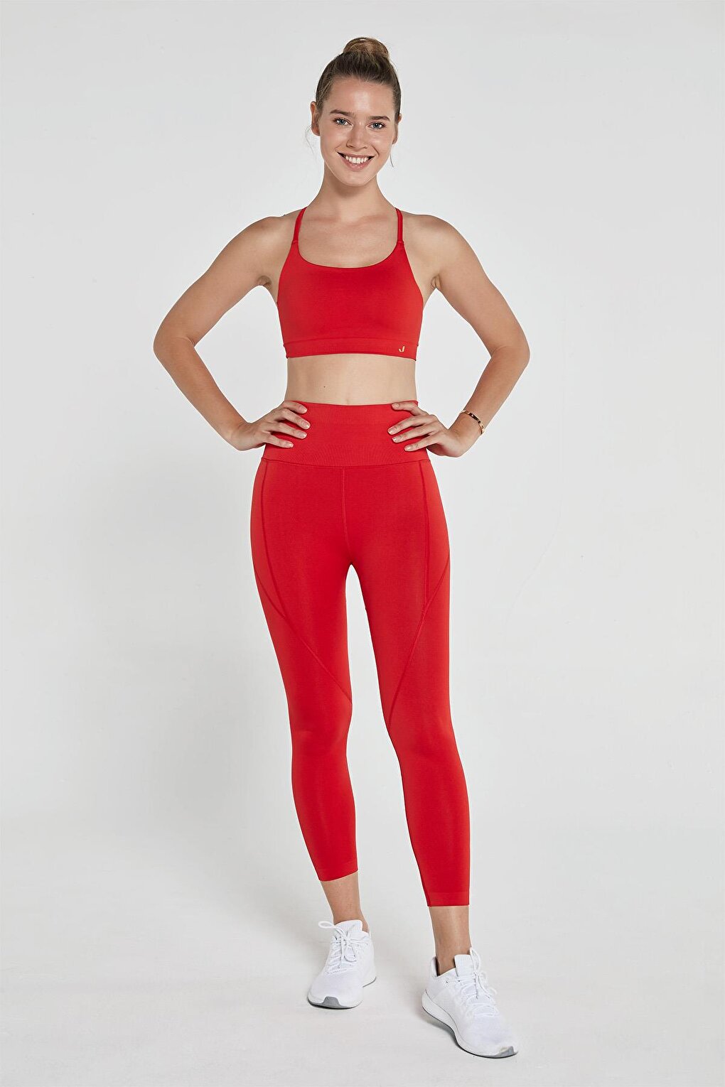 Pine High Waist &amp; Recovery Tights Red