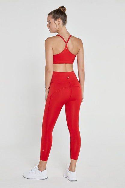 Pine High Waist &amp; Recovery Tights Red