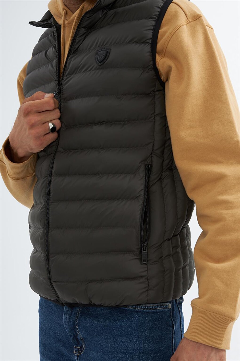 Men's Standard Mold Inflatable Vest Anthracite