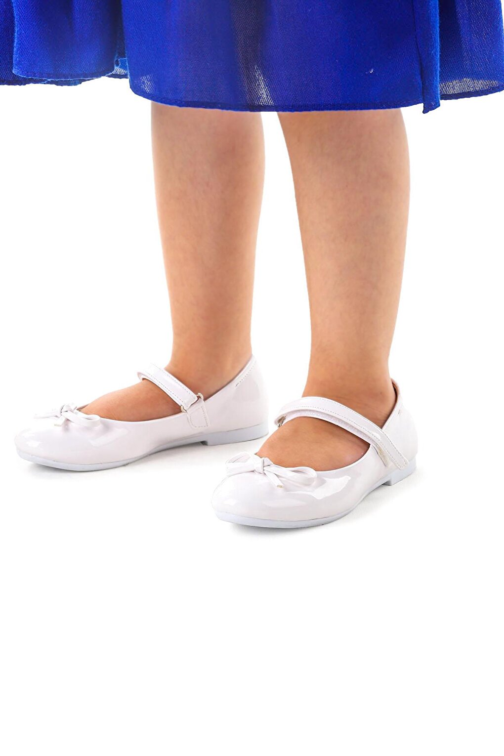 Bow Velcro Girls Ballerina Shoes 201 Patent Leather