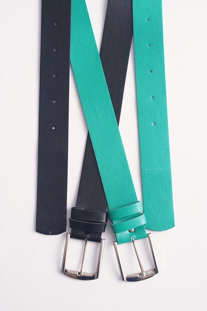 010141 Double Belt - Black - Mint