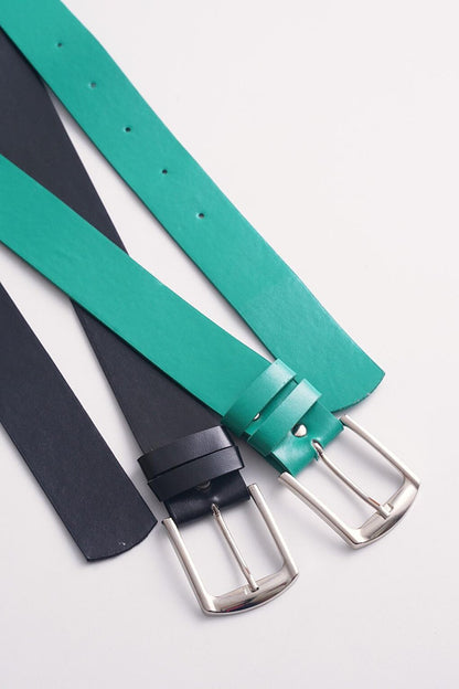 010141 Double Belt - Black - Mint