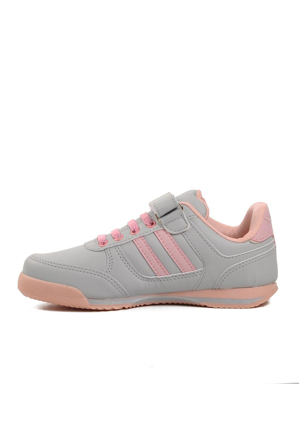 Effective PU-P Ice-Powder Velcro Kids Sneaker