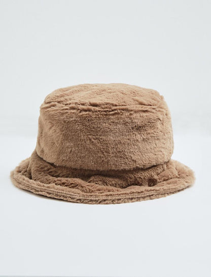 Mink Soft Textured Fedora Hat