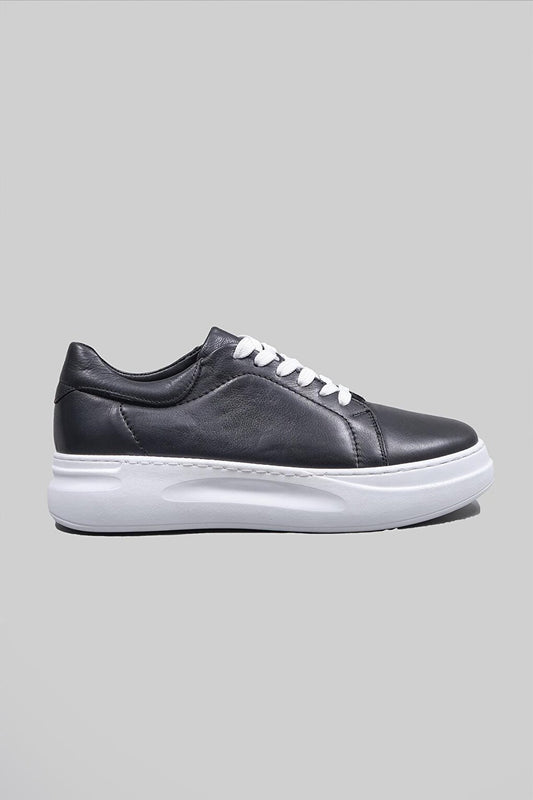 Walda Genuine Leather Lace-up Sneaker Women