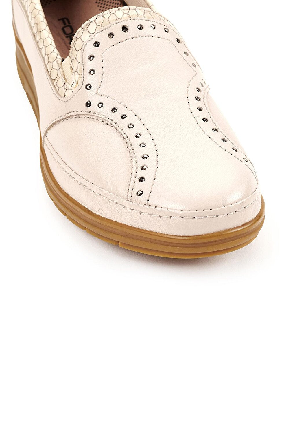 MIMOZA-H Comfort Women's Leather Shoes Beige