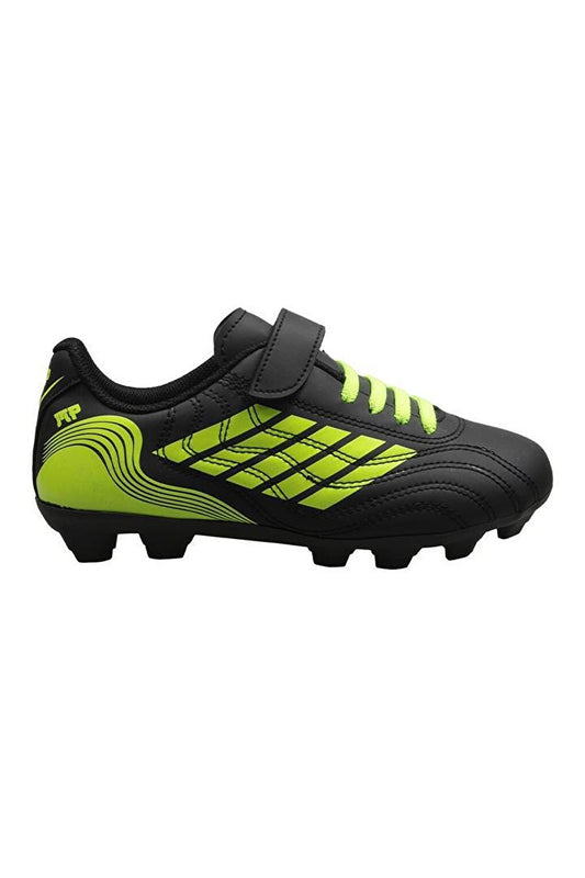 Children's Black-green Football Boots