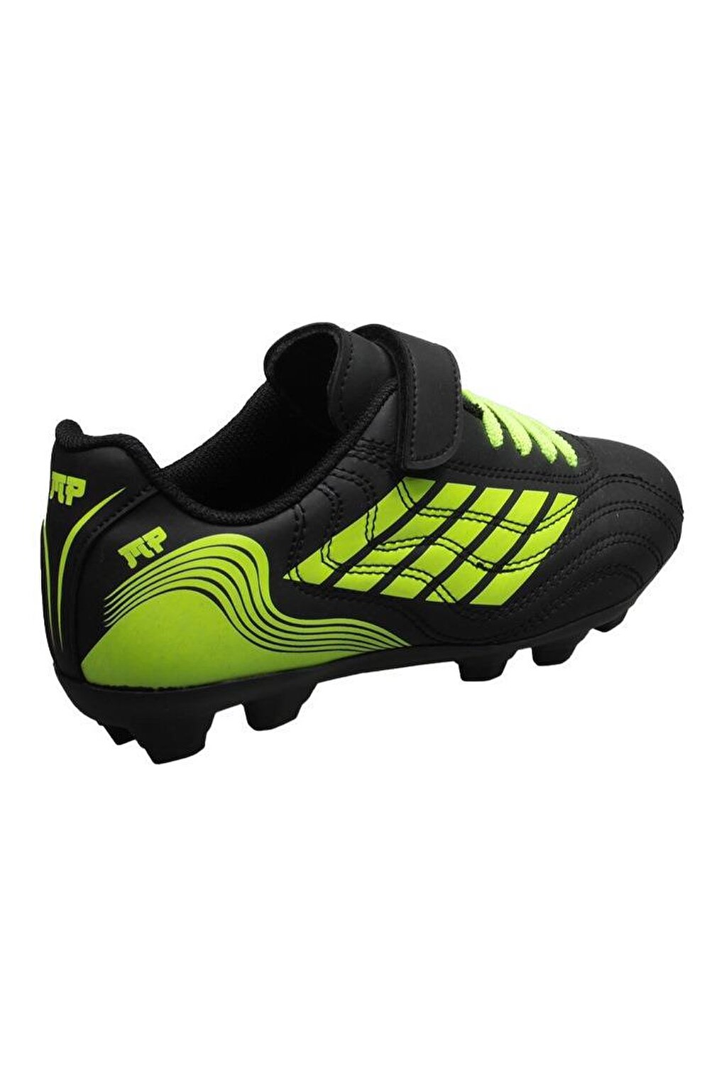 Children's Black-green Football Boots